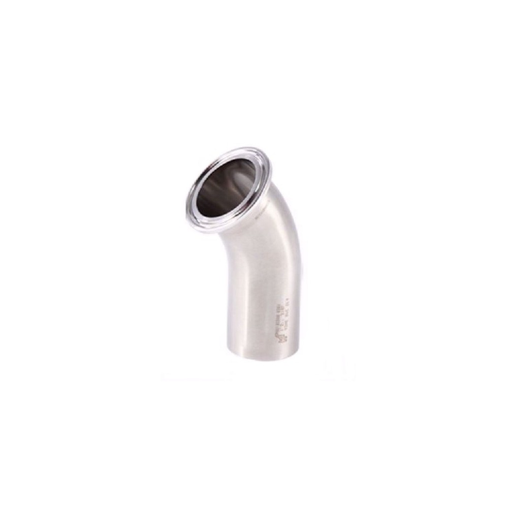 Kolano ASME BPE 45° spaw/Tri-Clamp (W/C) 4" 316 | dozbiornika.pl
