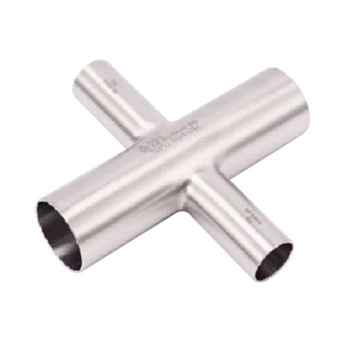 Krzyżak redukcyjny ASME BPE spaw×4 (W/W/W/W) 1½"×¾" 3 | dozbiornika.pl