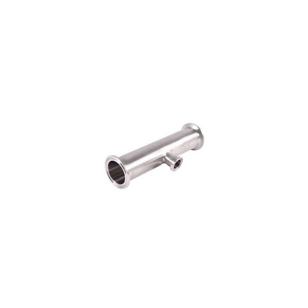 Trójnik redukcyjny ASME BPE (krótki) Tri-Clamp×3 (C/C | dozbiornika.pl