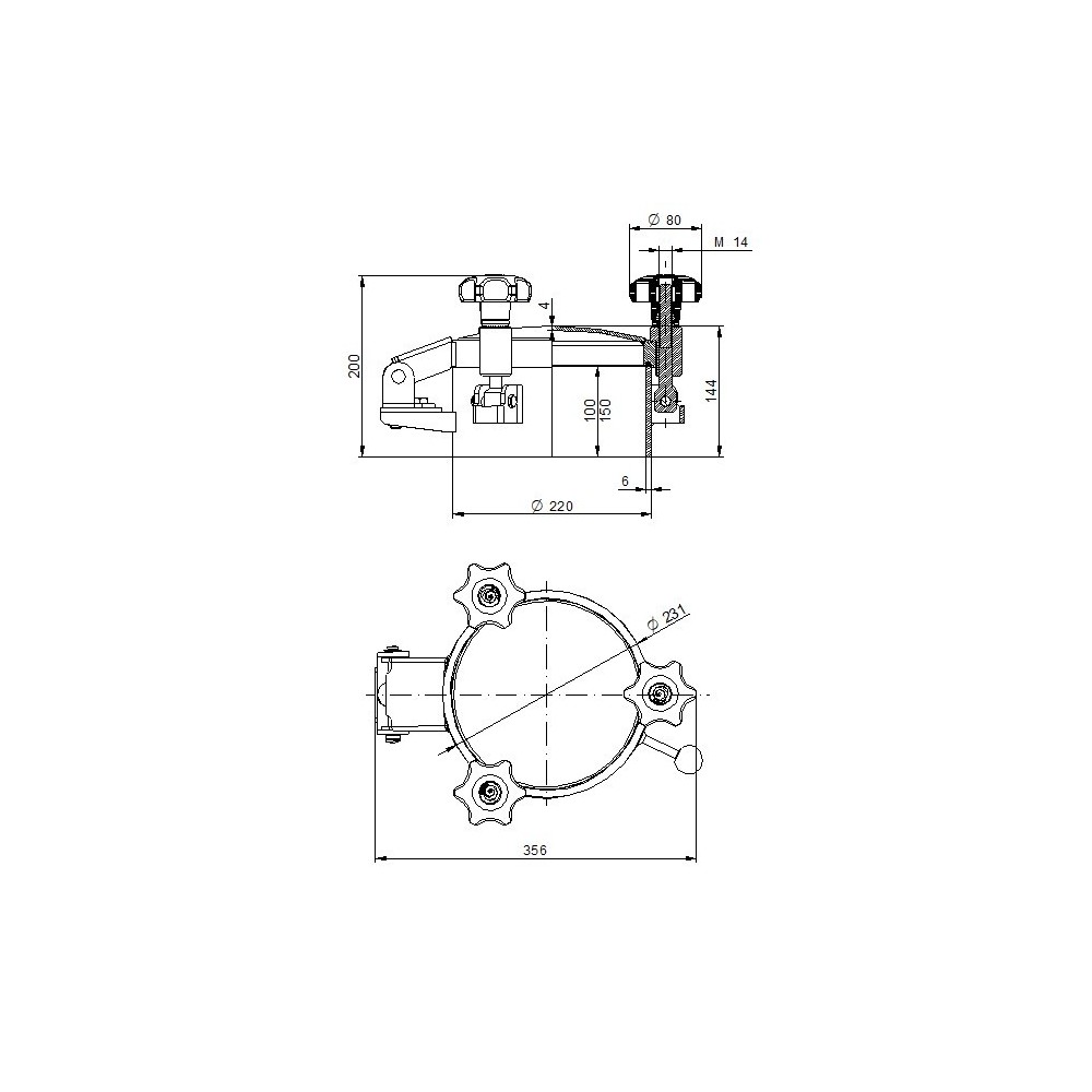 Właz DN200 -1/+2 bar 316 Zorzini | dozbiornika.pl