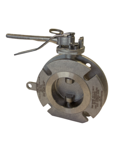 3" FLANGED BUTTERFLY VALVE - 6 HOLE INLET WITH 4 OUTLET SLOTS