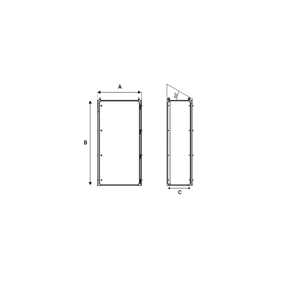 Obudowa HM 600x2000x400 304
