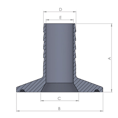 Przyłącze węża TriClamp 1 1/2" x 19mm