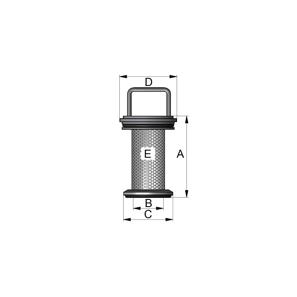 Filtr siatkowy DCF DN32 304/EP 1.5