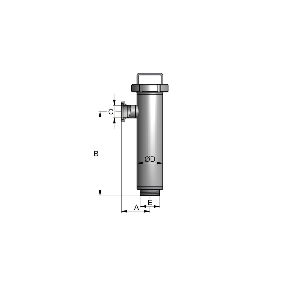 Filtr Kątowy DN65 EPDM 304