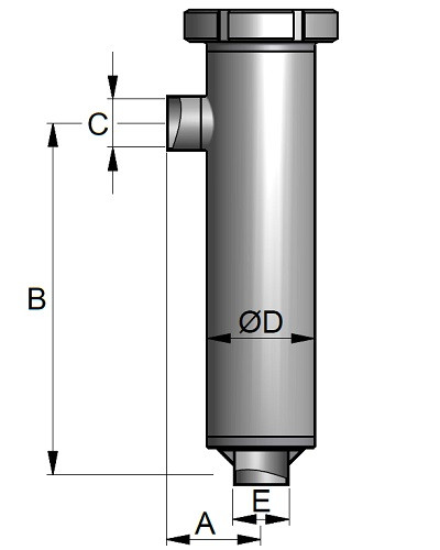 Filtr Kątowy Korpusowy 3" 304