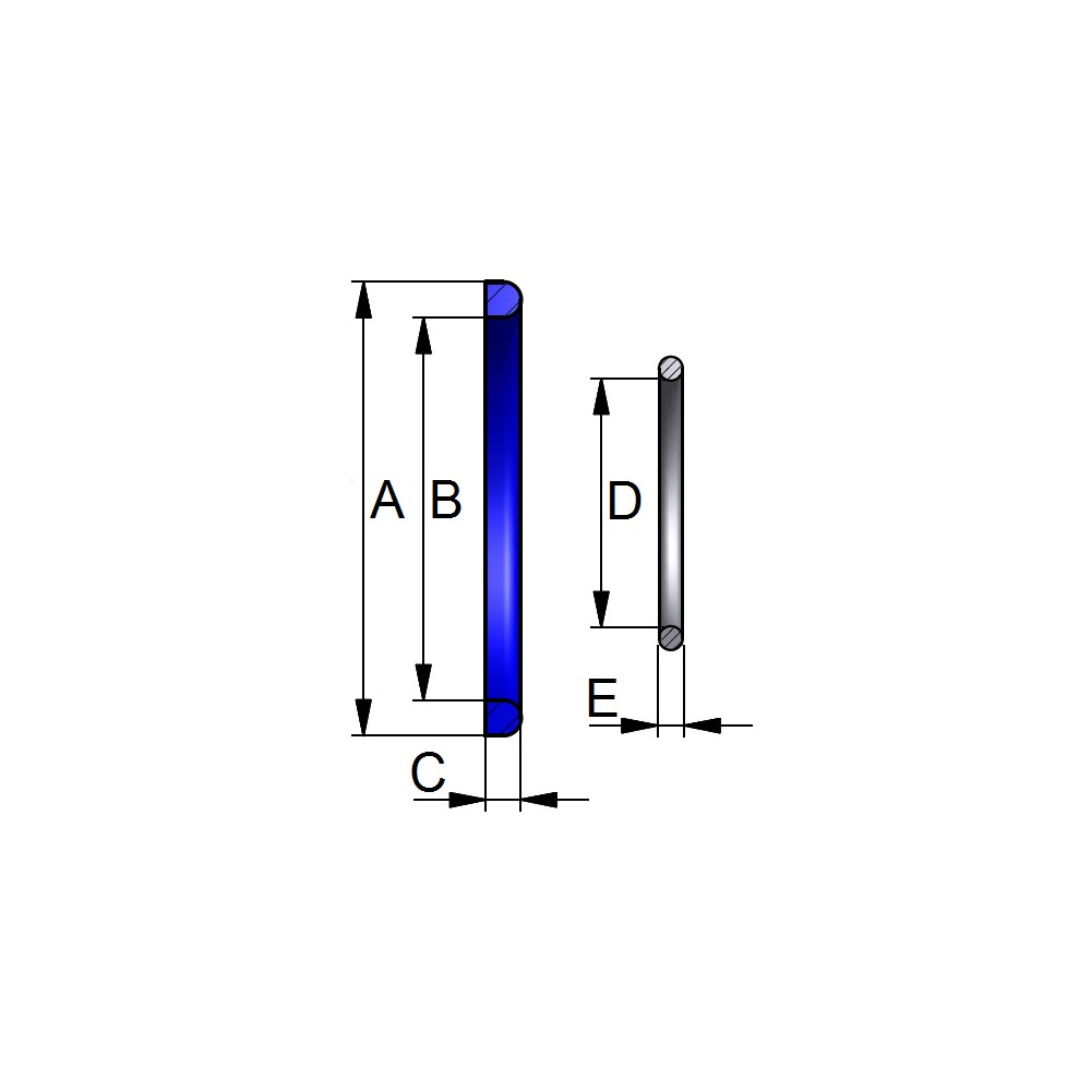 Uszczelki Ang. Filtr DN100 VIT
