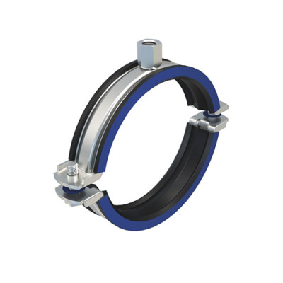 Obejma rurowa Ø37-44mm z wkładką 316