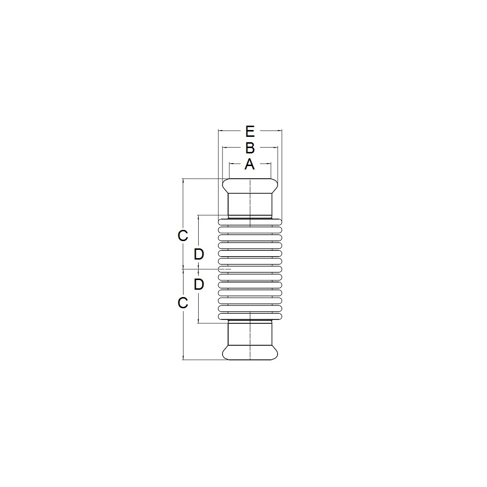 Kompensator osiowy P/P 22