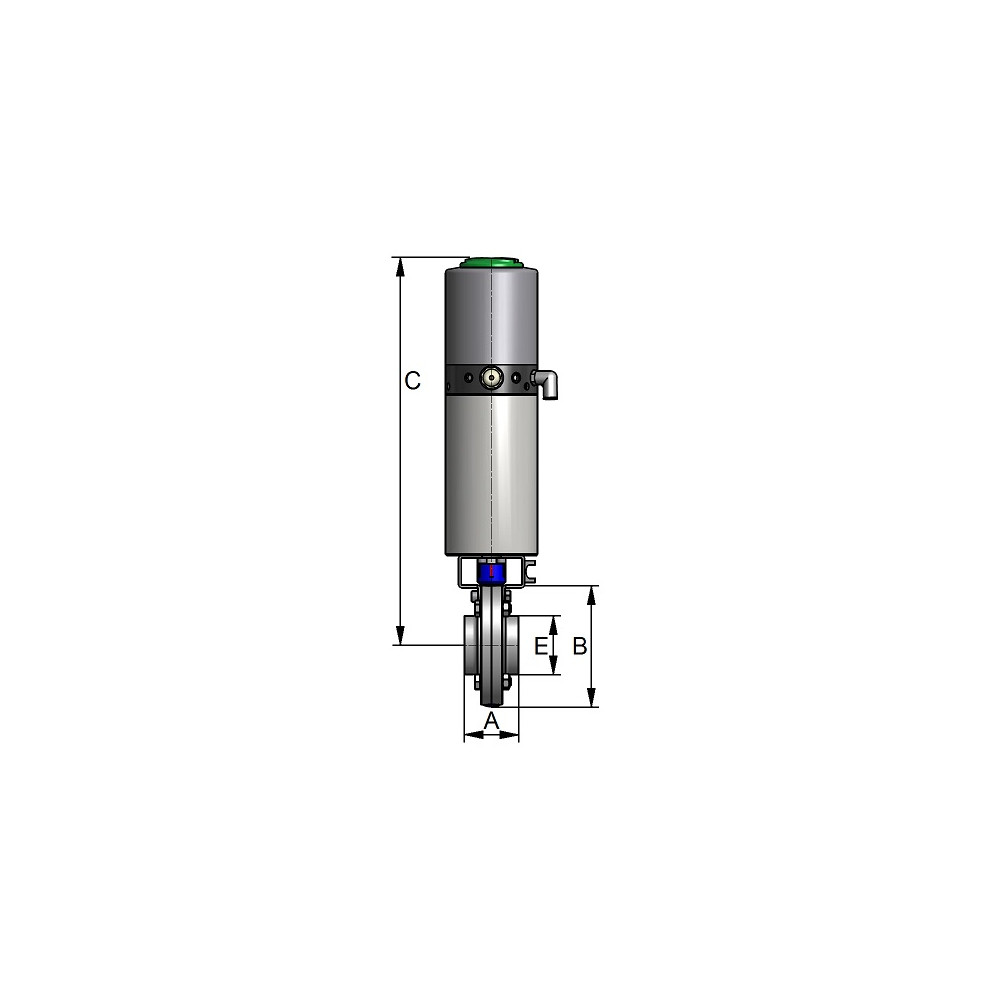 M&S 4'' S/S 04 304P A/S+TOP