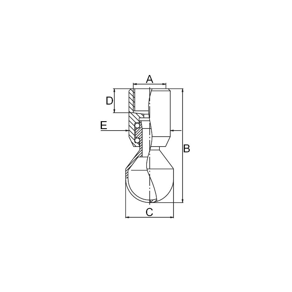 AWH Tanko S20360° 1/8" 316L