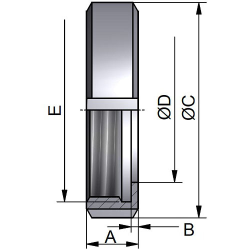 Nakrętka DIN11851 DN502" 304