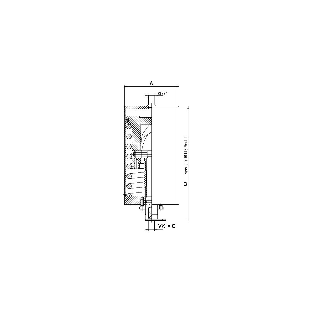 Siłownik Pneum./Spr 15100 / 9,5