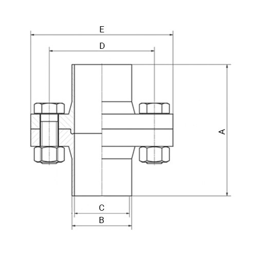 Połączenie Kołnierzowe ConnectS 1" ASME